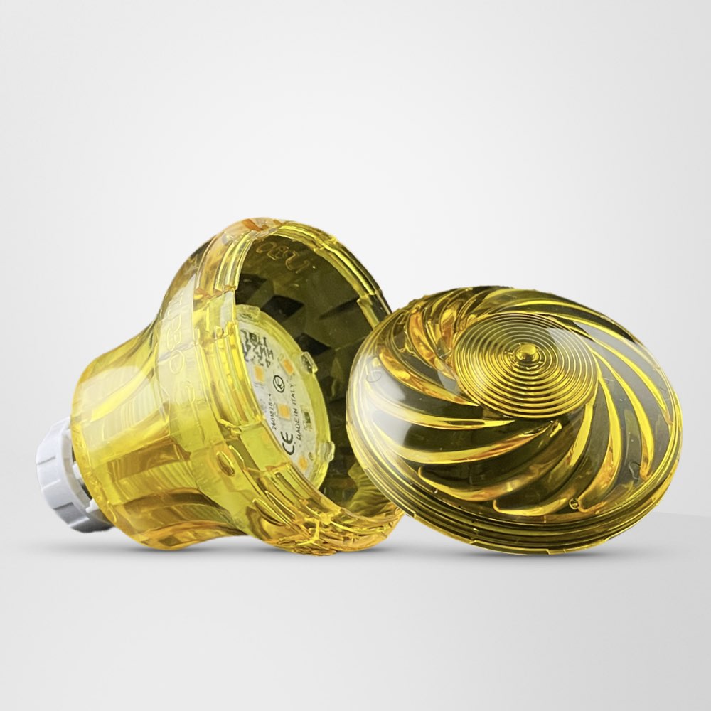 Imel Park Cabochon LED E14 <strong>TURBOLIGHT</strong> (12 COLORI) <strong>Completo di Portalampada e LED</strong>